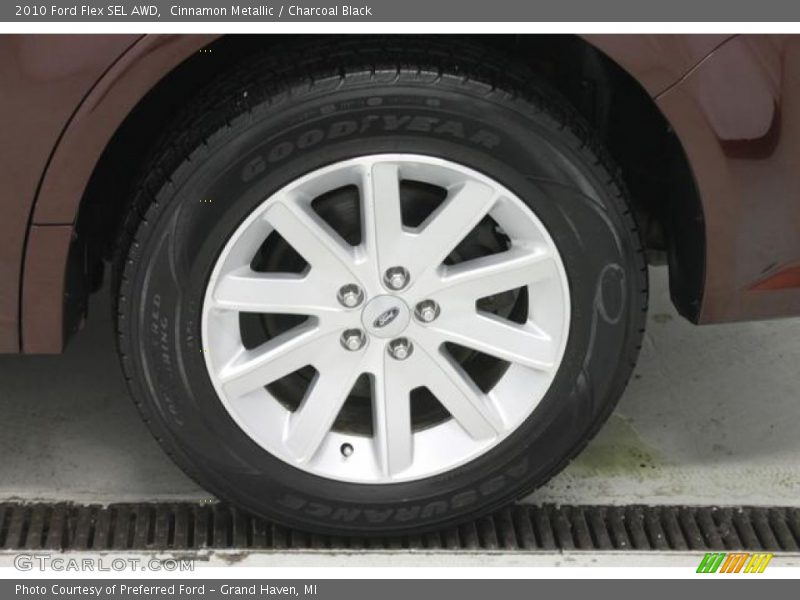 Cinnamon Metallic / Charcoal Black 2010 Ford Flex SEL AWD