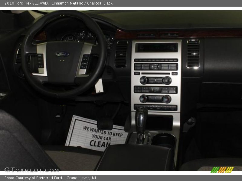 Cinnamon Metallic / Charcoal Black 2010 Ford Flex SEL AWD