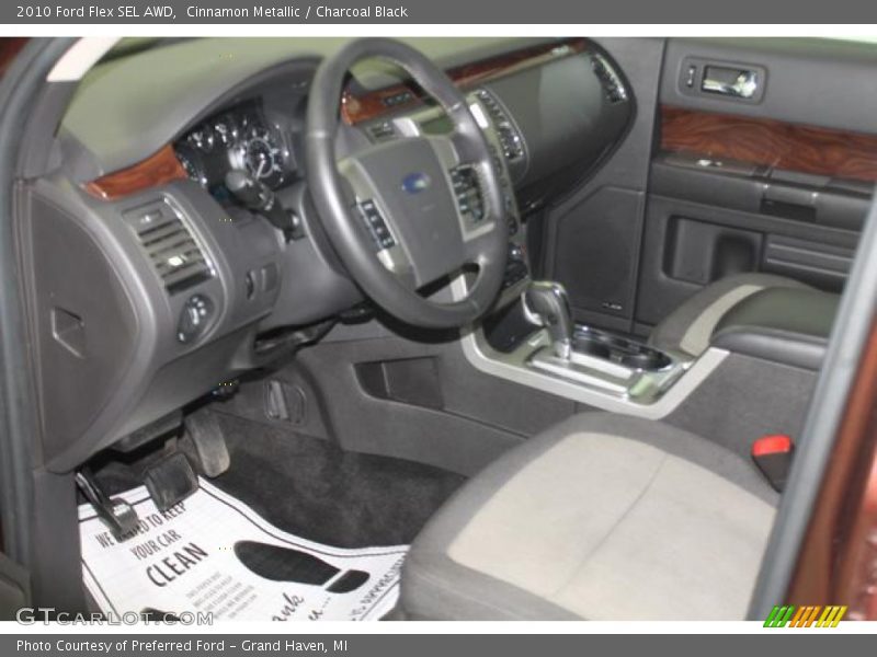 Cinnamon Metallic / Charcoal Black 2010 Ford Flex SEL AWD