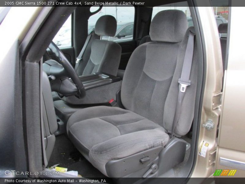 Sand Beige Metallic / Dark Pewter 2005 GMC Sierra 1500 Z71 Crew Cab 4x4
