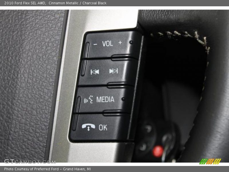 Cinnamon Metallic / Charcoal Black 2010 Ford Flex SEL AWD