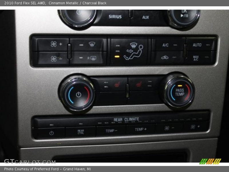 Cinnamon Metallic / Charcoal Black 2010 Ford Flex SEL AWD