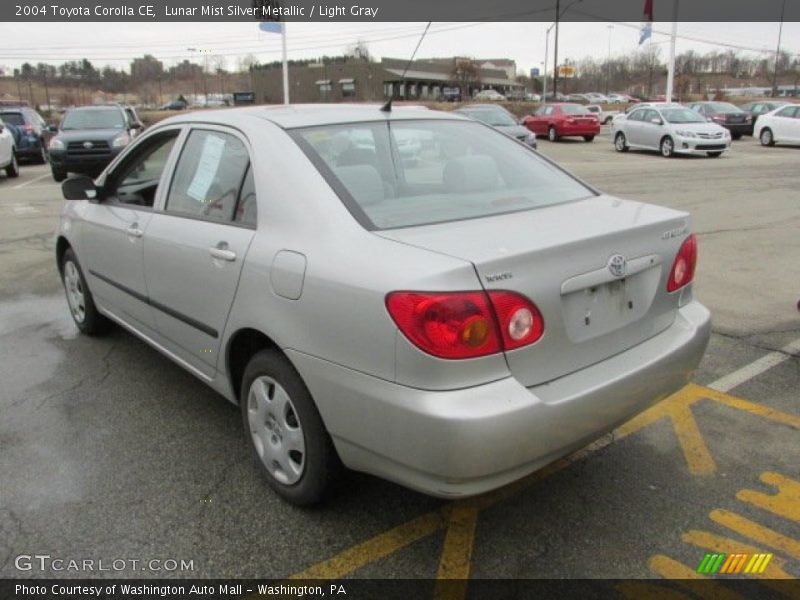 Lunar Mist Silver Metallic / Light Gray 2004 Toyota Corolla CE