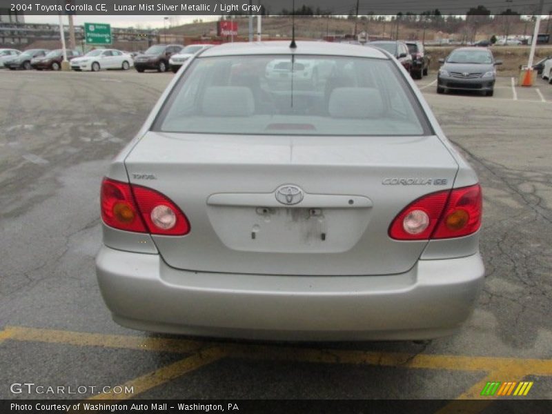 Lunar Mist Silver Metallic / Light Gray 2004 Toyota Corolla CE