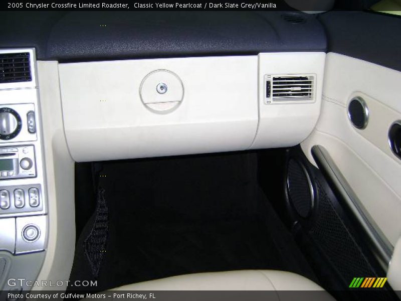 Classic Yellow Pearlcoat / Dark Slate Grey/Vanilla 2005 Chrysler Crossfire Limited Roadster