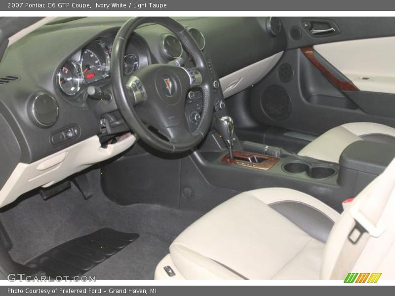 Ivory White / Light Taupe 2007 Pontiac G6 GTP Coupe