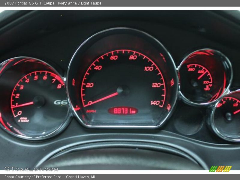 Ivory White / Light Taupe 2007 Pontiac G6 GTP Coupe