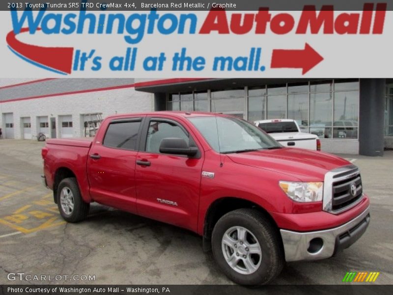 Barcelona Red Metallic / Graphite 2013 Toyota Tundra SR5 TRD CrewMax 4x4