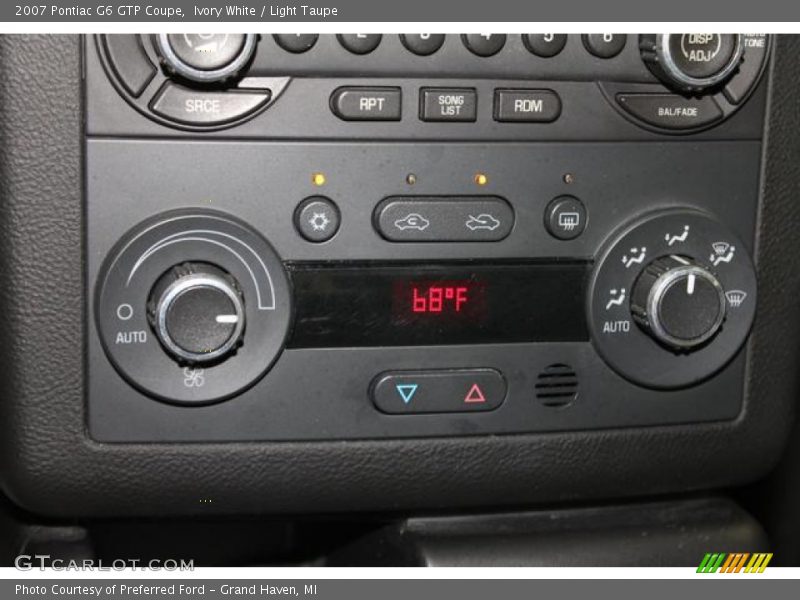 Ivory White / Light Taupe 2007 Pontiac G6 GTP Coupe