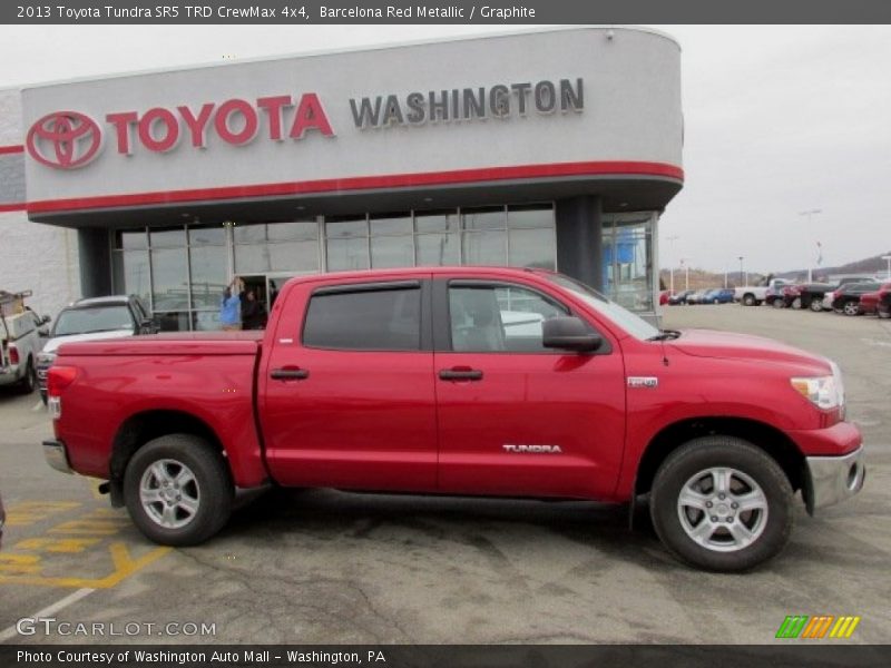 Barcelona Red Metallic / Graphite 2013 Toyota Tundra SR5 TRD CrewMax 4x4