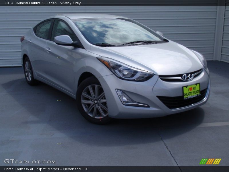 Silver / Gray 2014 Hyundai Elantra SE Sedan