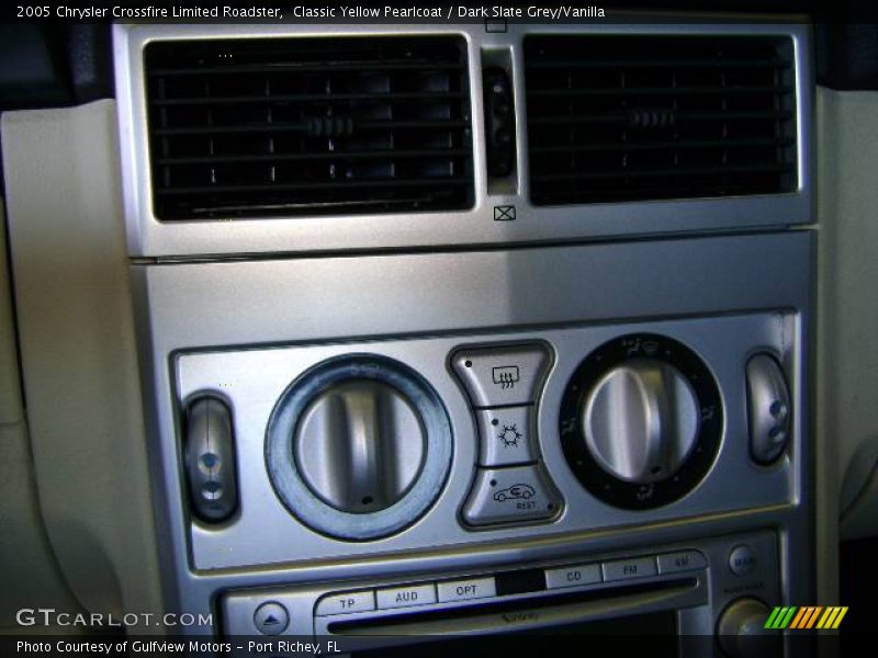Classic Yellow Pearlcoat / Dark Slate Grey/Vanilla 2005 Chrysler Crossfire Limited Roadster
