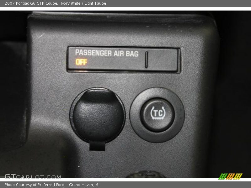 Ivory White / Light Taupe 2007 Pontiac G6 GTP Coupe