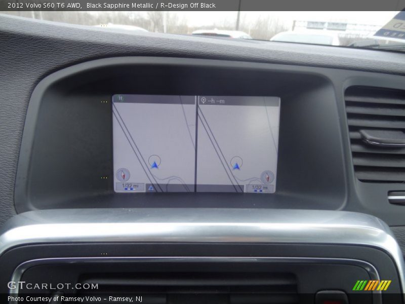 Black Sapphire Metallic / R-Design Off Black 2012 Volvo S60 T6 AWD