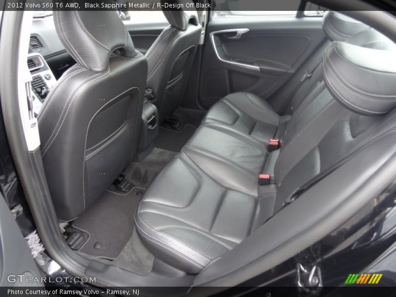 Rear Seat of 2012 S60 T6 AWD
