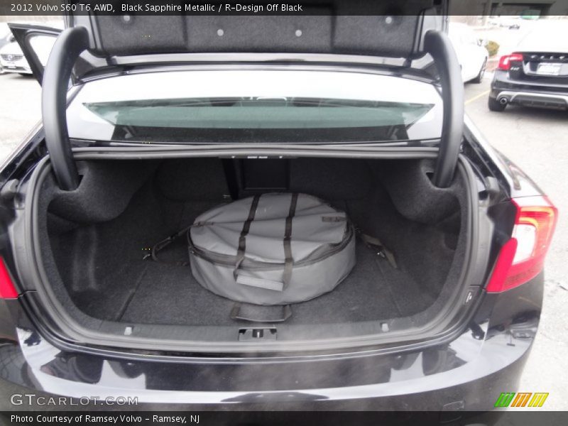  2012 S60 T6 AWD Trunk