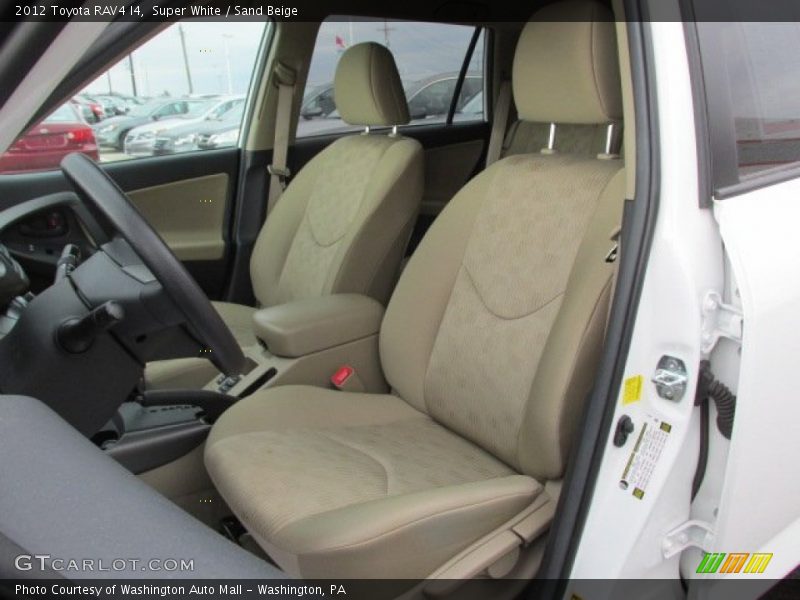 Super White / Sand Beige 2012 Toyota RAV4 I4