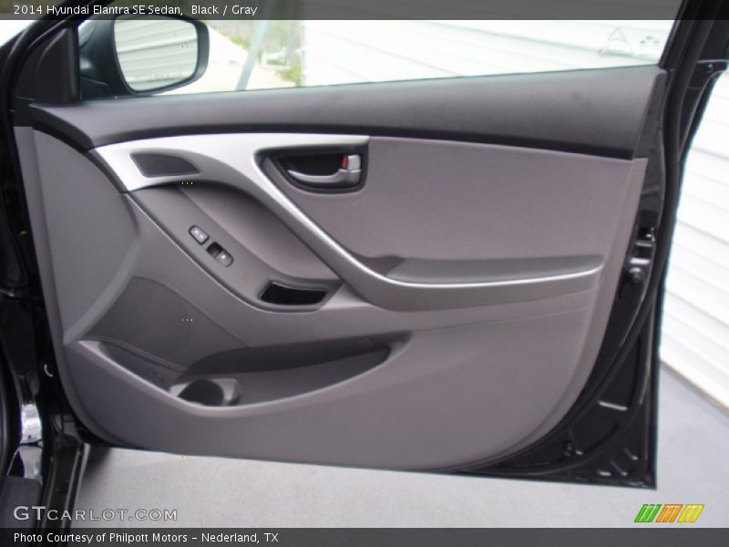 Black / Gray 2014 Hyundai Elantra SE Sedan