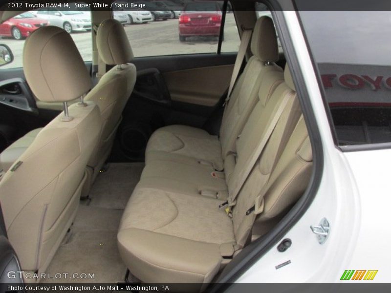 Super White / Sand Beige 2012 Toyota RAV4 I4