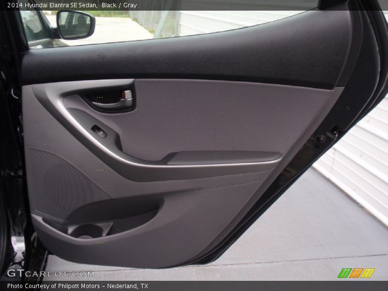 Black / Gray 2014 Hyundai Elantra SE Sedan