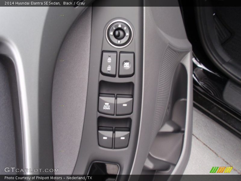 Black / Gray 2014 Hyundai Elantra SE Sedan