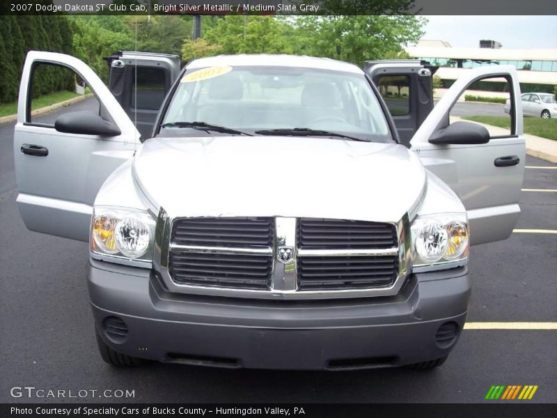 Bright Silver Metallic / Medium Slate Gray 2007 Dodge Dakota ST Club Cab