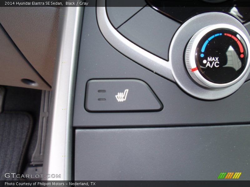 Black / Gray 2014 Hyundai Elantra SE Sedan