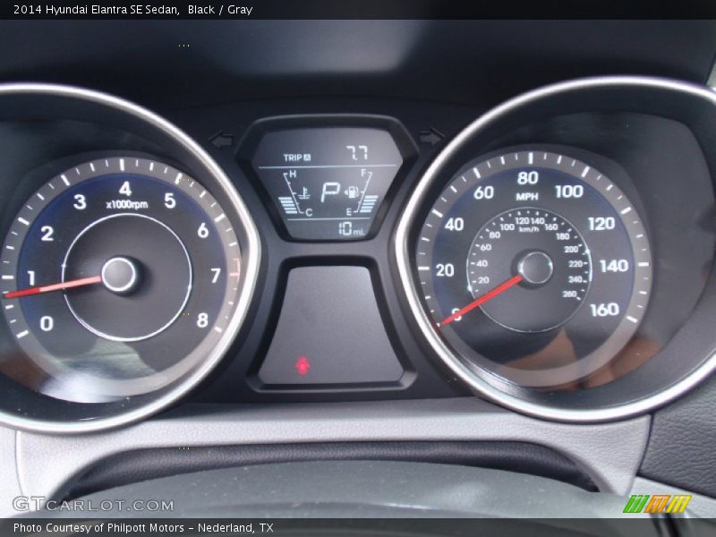 Black / Gray 2014 Hyundai Elantra SE Sedan