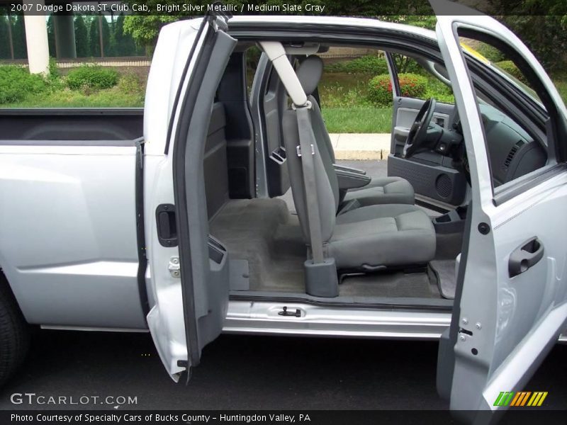 Bright Silver Metallic / Medium Slate Gray 2007 Dodge Dakota ST Club Cab