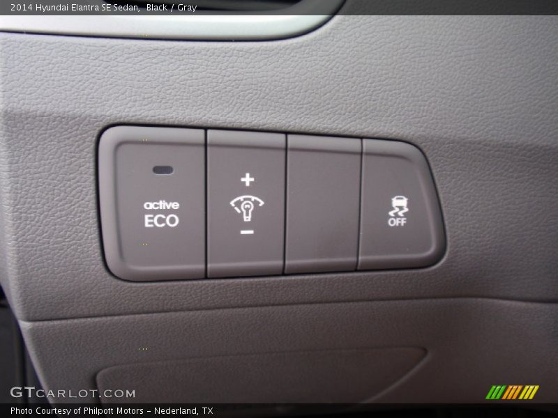 Black / Gray 2014 Hyundai Elantra SE Sedan