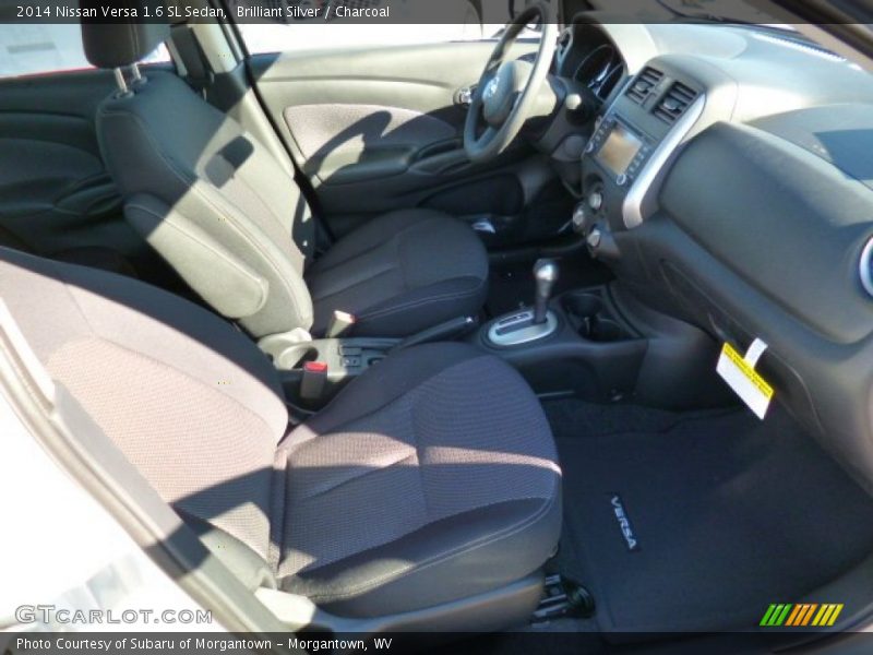 Brilliant Silver / Charcoal 2014 Nissan Versa 1.6 SL Sedan