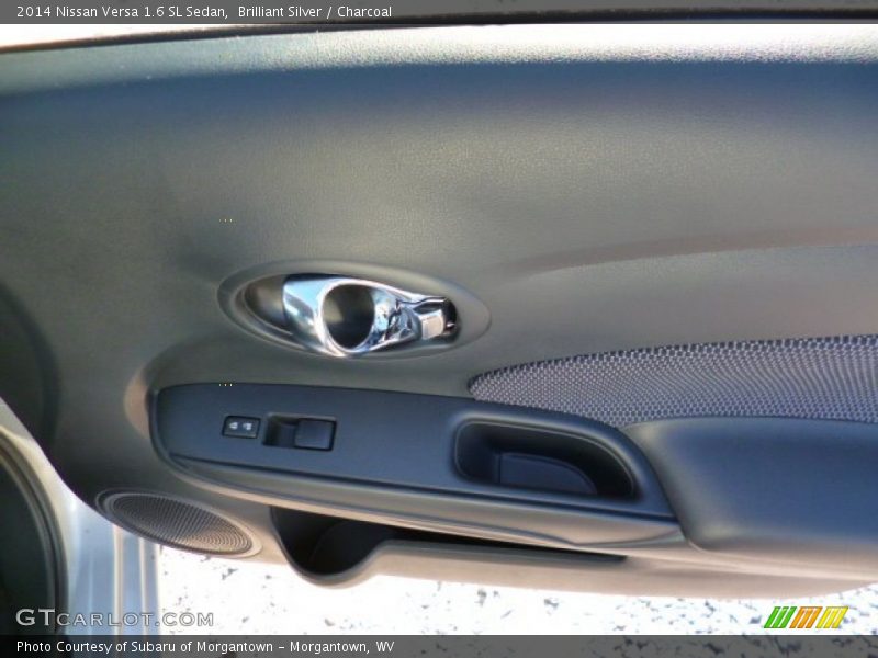 Brilliant Silver / Charcoal 2014 Nissan Versa 1.6 SL Sedan