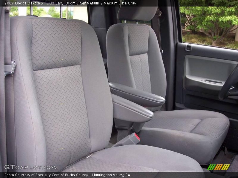 Bright Silver Metallic / Medium Slate Gray 2007 Dodge Dakota ST Club Cab