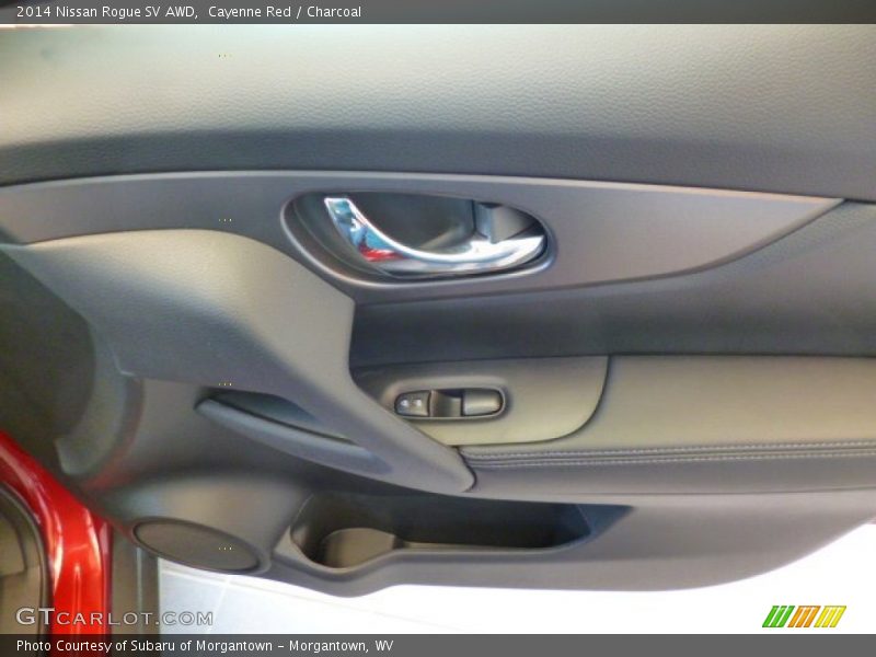 Cayenne Red / Charcoal 2014 Nissan Rogue SV AWD