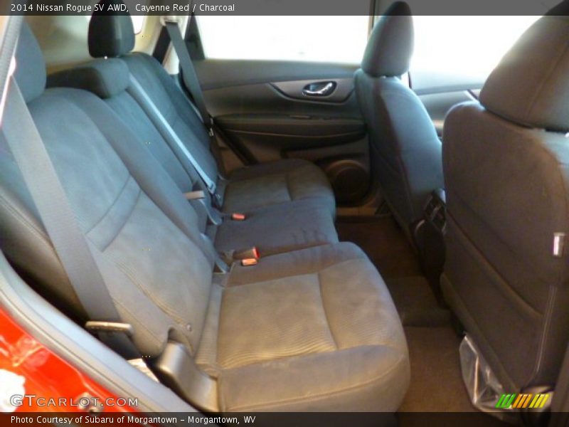 Cayenne Red / Charcoal 2014 Nissan Rogue SV AWD
