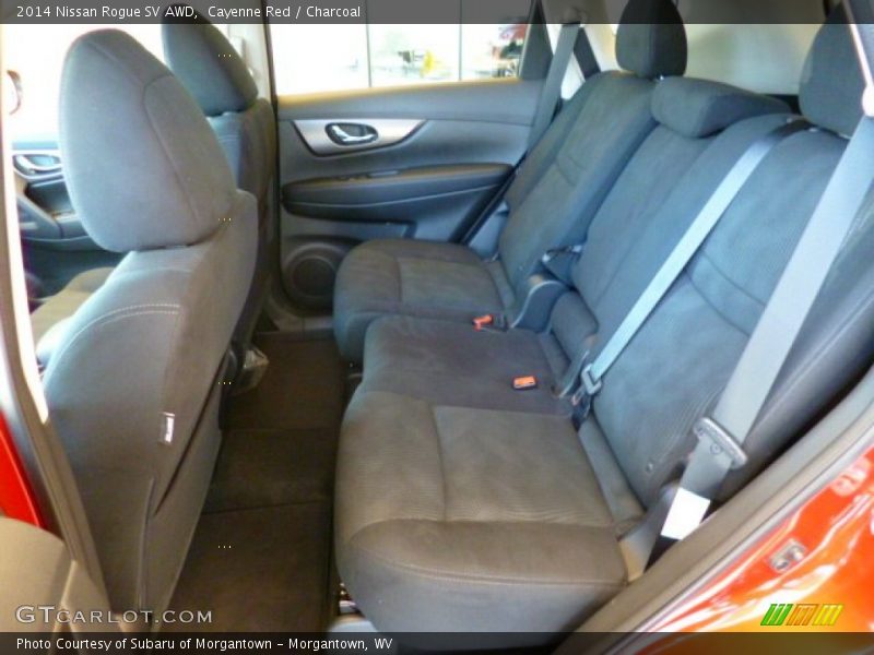 Cayenne Red / Charcoal 2014 Nissan Rogue SV AWD