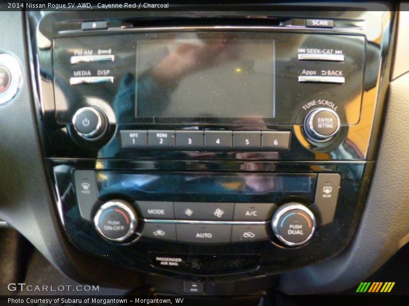 Cayenne Red / Charcoal 2014 Nissan Rogue SV AWD