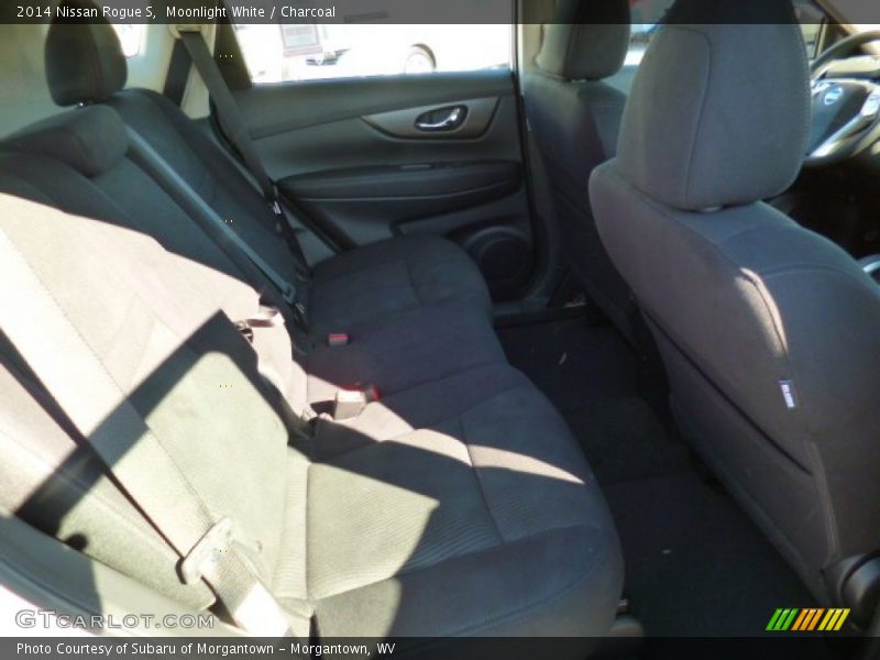 Moonlight White / Charcoal 2014 Nissan Rogue S