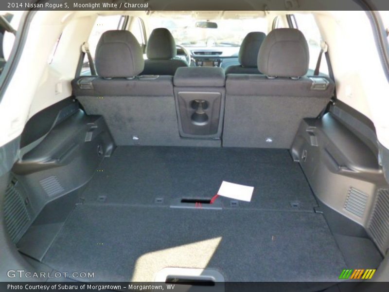 Moonlight White / Charcoal 2014 Nissan Rogue S