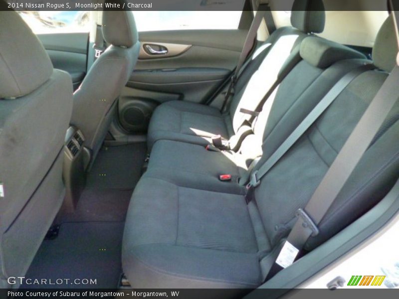 Moonlight White / Charcoal 2014 Nissan Rogue S