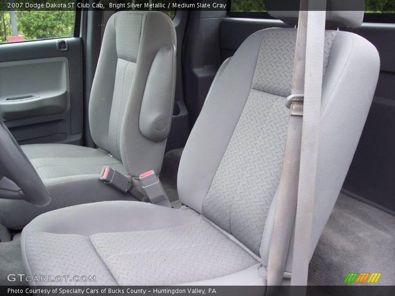 Bright Silver Metallic / Medium Slate Gray 2007 Dodge Dakota ST Club Cab