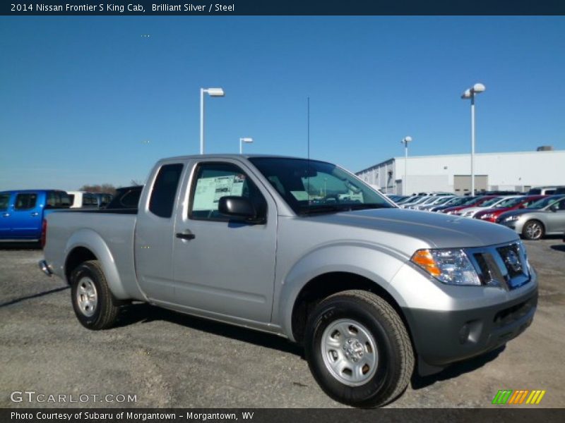 Front 3/4 View of 2014 Frontier S King Cab