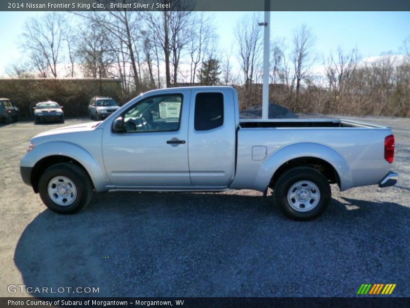 Brilliant Silver / Steel 2014 Nissan Frontier S King Cab