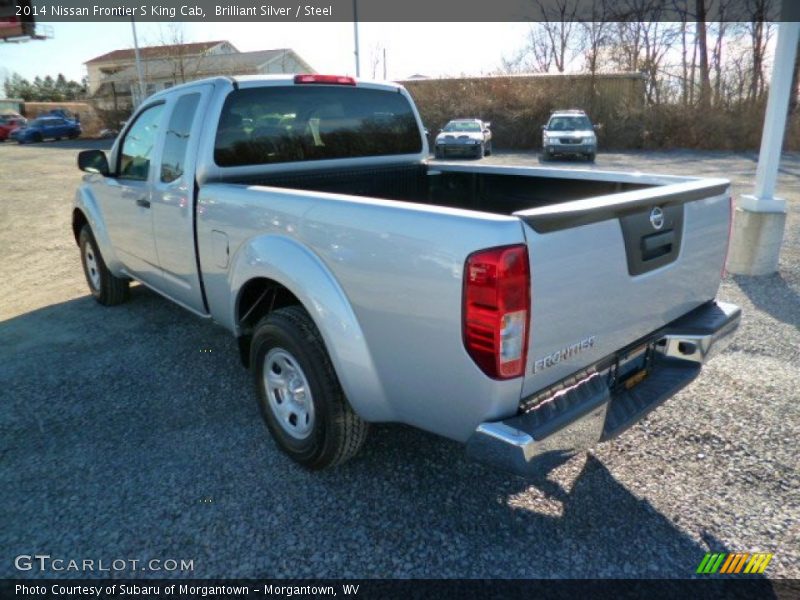 Brilliant Silver / Steel 2014 Nissan Frontier S King Cab