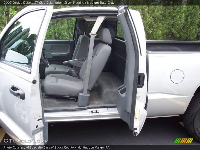 Bright Silver Metallic / Medium Slate Gray 2007 Dodge Dakota ST Club Cab
