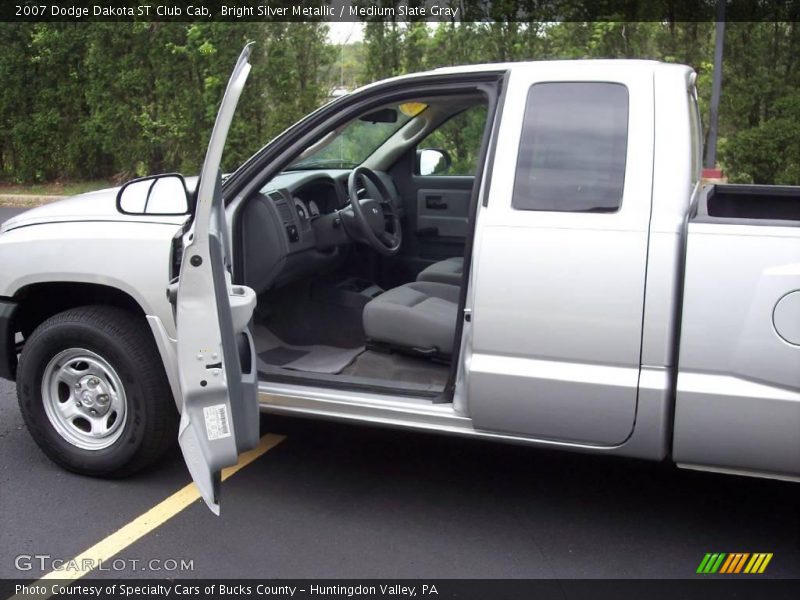 Bright Silver Metallic / Medium Slate Gray 2007 Dodge Dakota ST Club Cab