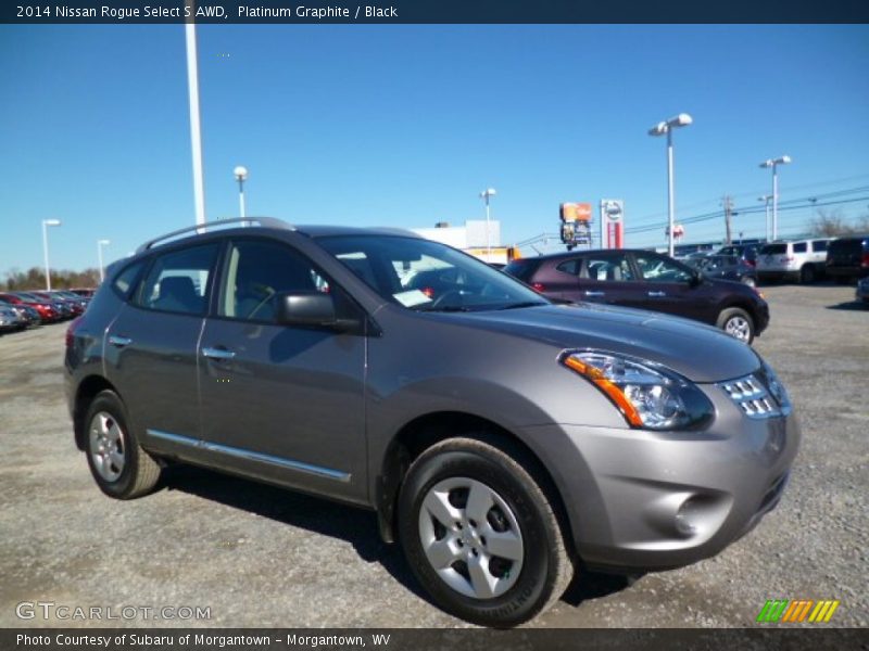 Platinum Graphite / Black 2014 Nissan Rogue Select S AWD