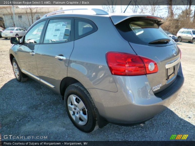 Platinum Graphite / Black 2014 Nissan Rogue Select S AWD