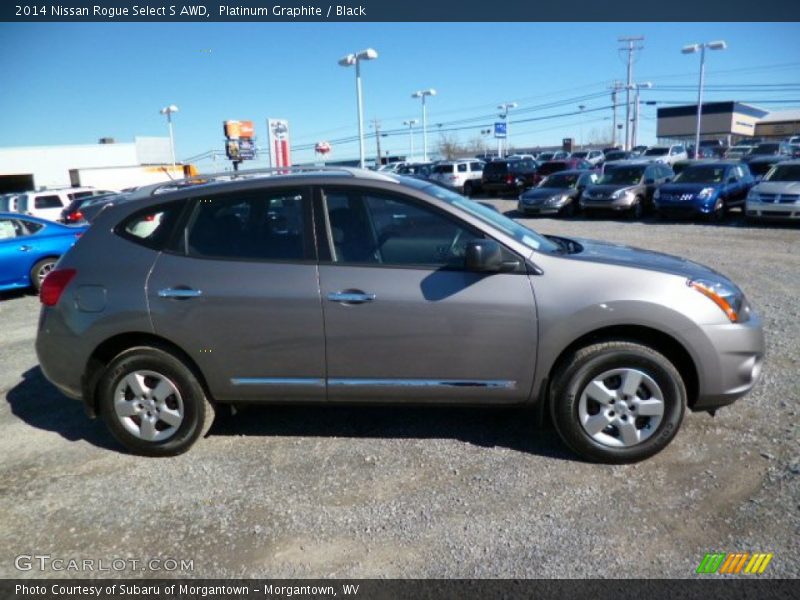 Platinum Graphite / Black 2014 Nissan Rogue Select S AWD