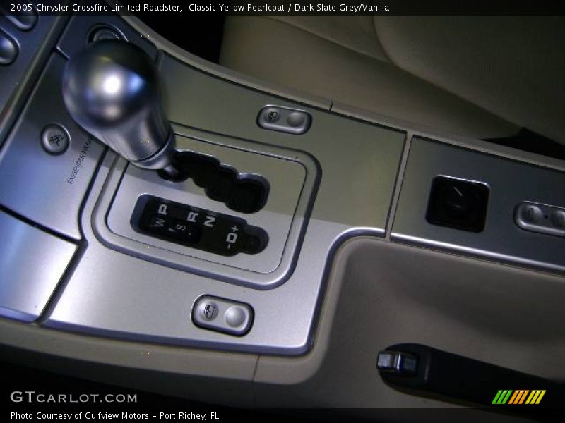 Classic Yellow Pearlcoat / Dark Slate Grey/Vanilla 2005 Chrysler Crossfire Limited Roadster